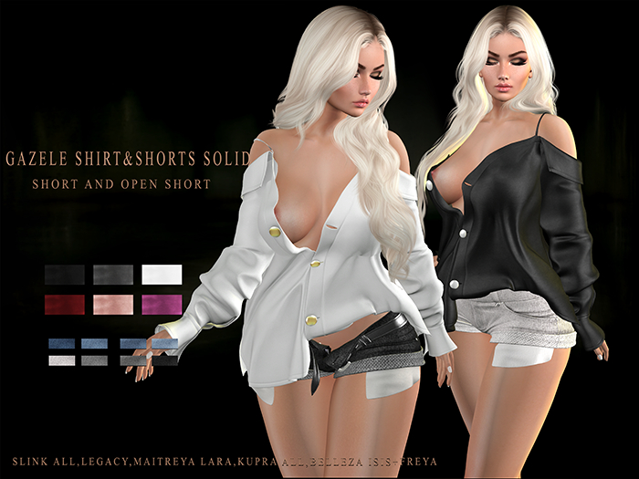 GGVG GAZELE SHIRT&SHORTS SOLID