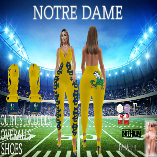 (SG) Overalls Notre Dame Gold