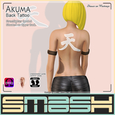 SMASH Back Tattoo - Akuma (Light)