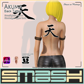 SMASH Back Tattoo - Akuma (Dark)