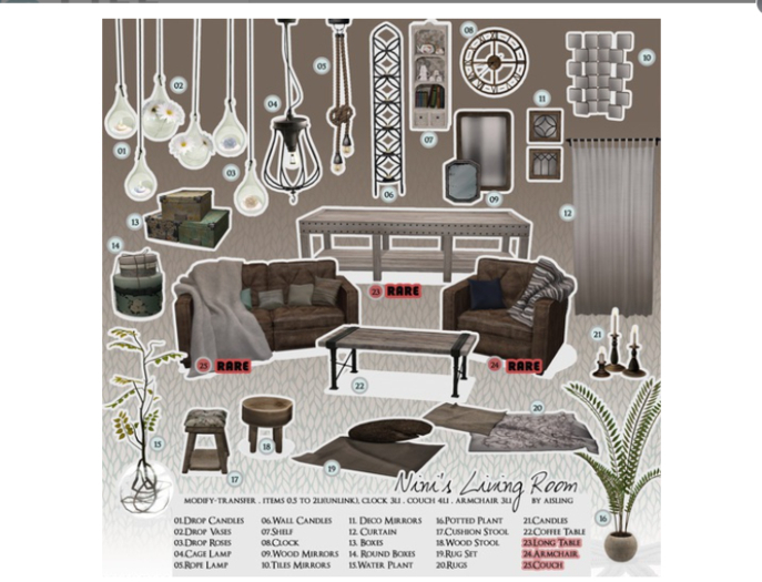 23.aisling. LONG TABLE - RARE