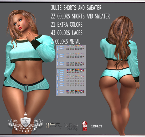 :STLF: JULIE SWEATER SHORTS SET