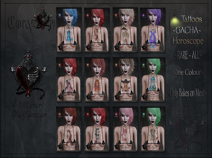 .: CORAZON:. Tattoo GACHA CAPRICORN:.