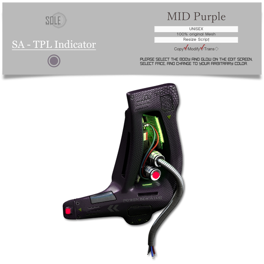 :::SOLE::: SA - TPL Indicator (MID Purple)