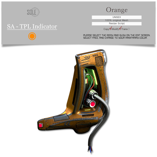 :::SOLE::: SA - TPL Indicator (Orange)