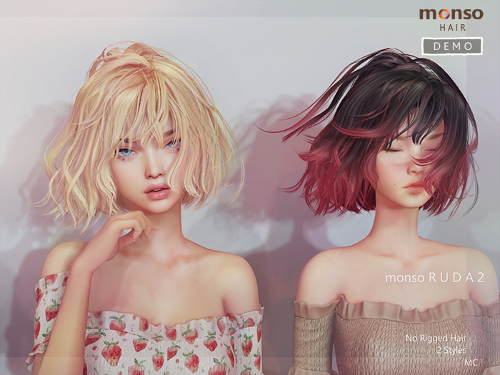 [monso] Ruda2 Hair (demo)