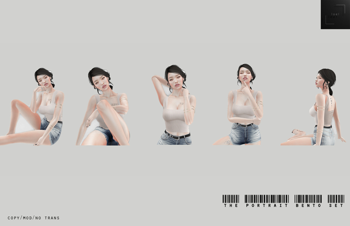 loel - The Portrait Bento Pose SET