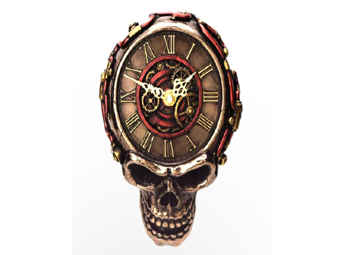 Steampunk Skull Clock Alpha Texture
