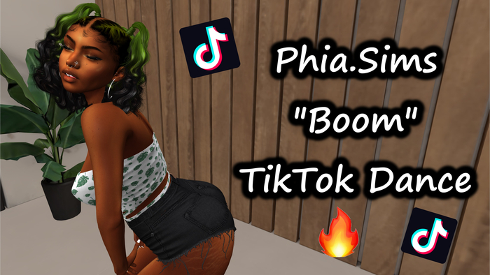 Phia.Sims Boom TikTok Dance Animation