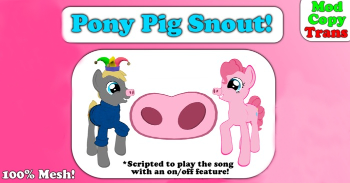 Pony Pig Snout! - BOXED