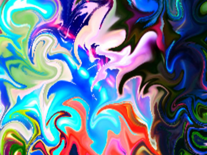 Waves Of Color Texture