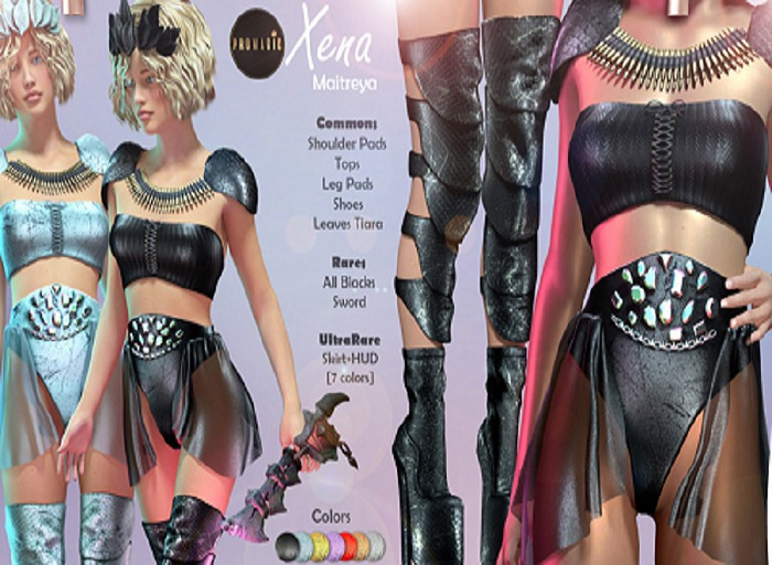 *PROMAGIC* Xena-LeavesTiara-Black-RARE