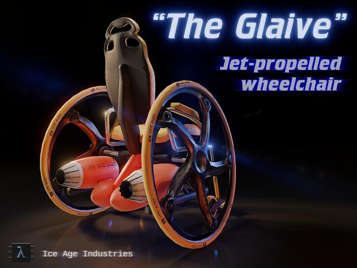 The Glaive - Jet-propelled wheelchair