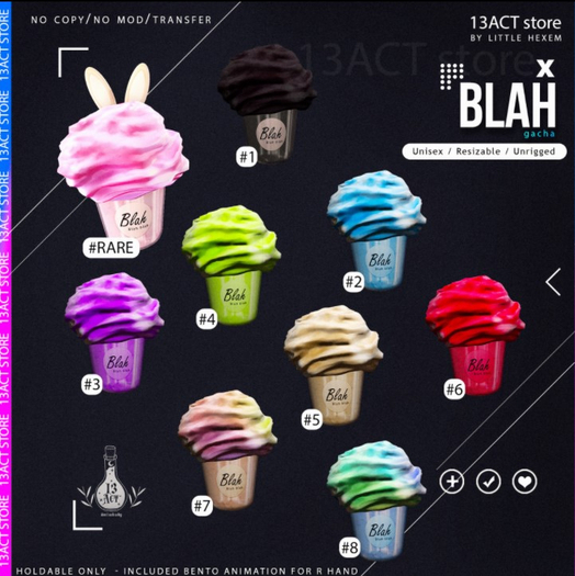!13ACT - Blah gacha #1RARE