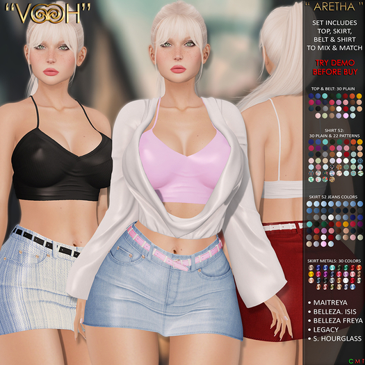 " VOOH " ARETHA OUTFIT SET MIX & MATCH