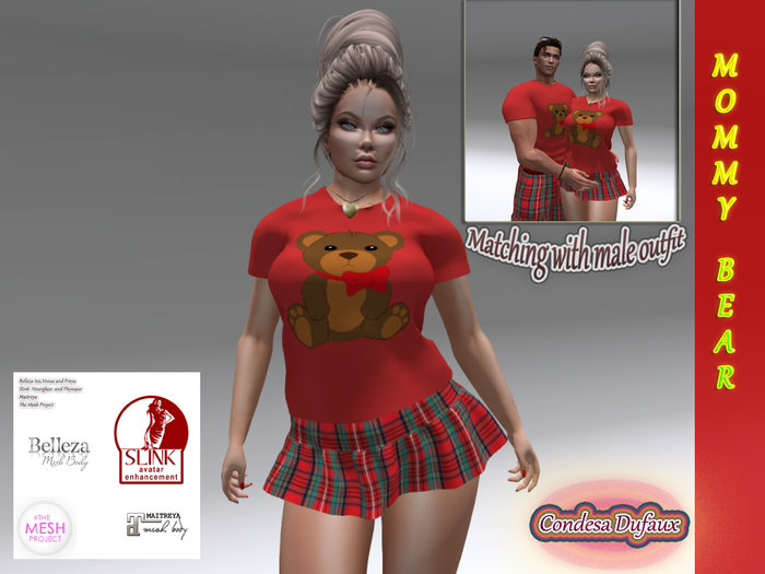 Mommy Bear Outfit  (Box)
