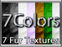 Zoy Texture [ Natural Fur ] 7 Colors