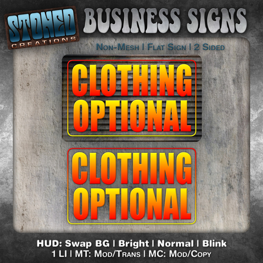 SC: Clothing Optional MC BOXED