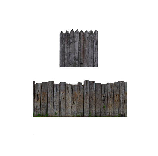 Old wooden fences