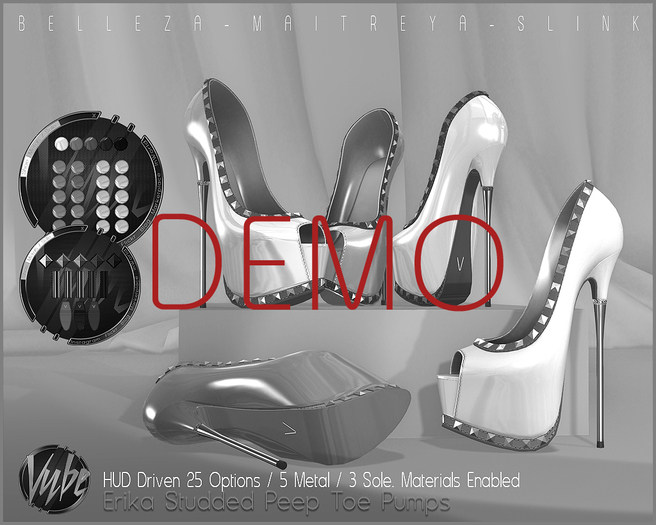 Vybe : Erika Peep Toe Pumps : Demo