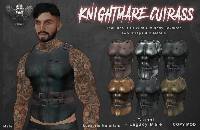 [The Forge] Knightmare Cuirass, Gianni, HUDPACK (- Add Me)