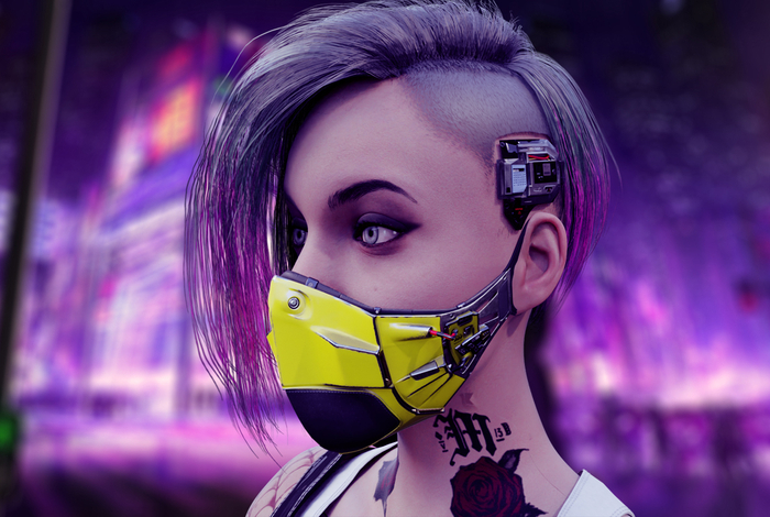 -MISAKI- Cybermask exquisite(Yellow)Female