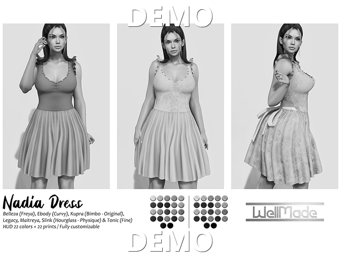 [WellMade] Nadia Dress DEMO