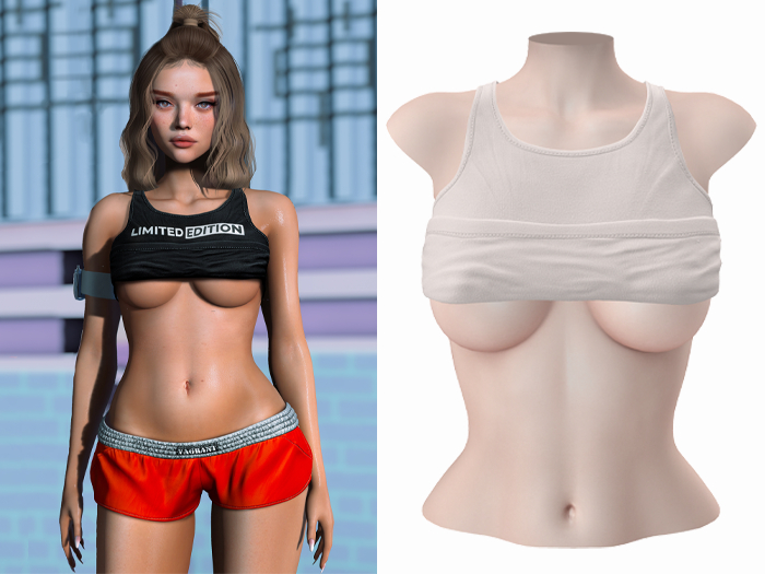 -[ vagrant ]- Kaylee Top - Solid White