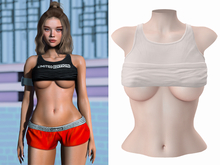 -[ vagrant ]- Kaylee Top - Solid White