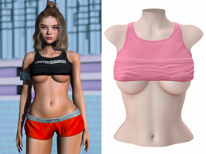 -[ vagrant ]- Kaylee Top - Solid Warm Pink