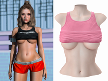 -[ vagrant ]- Kaylee Top - Solid Warm Pink