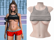 -[ vagrant ]- Kaylee Top - Solid Silver