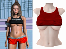 -[ vagrant ]- Kaylee Top - Solid Red