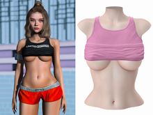 -[ vagrant ]- Kaylee Top - Solid Cold Pink