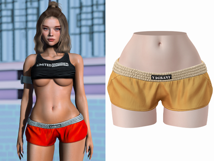 -[ vagrant ]- Kaylee Shorts - Gold