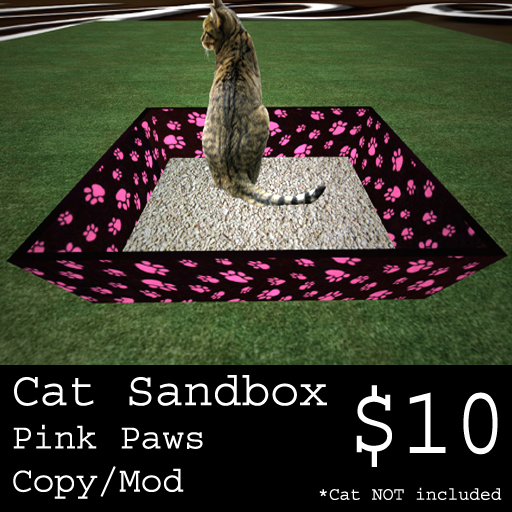 Cat Litter / Sand Box Pink