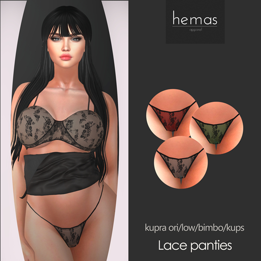 HEMAS - Lace Panties Kupra 