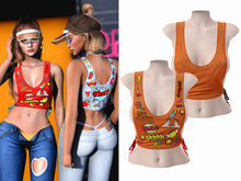 -[ vagrant ]- Brittany Top - Orange