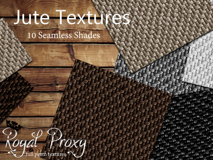 RP 10 Full Perm Jute Textures