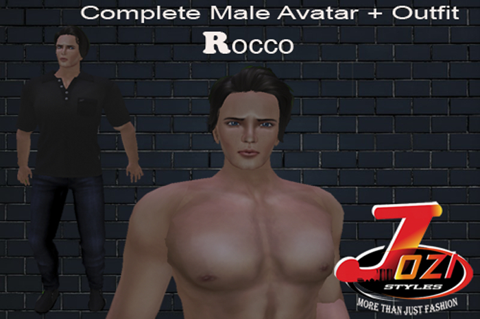 Complete male avatar RoccoAvatar