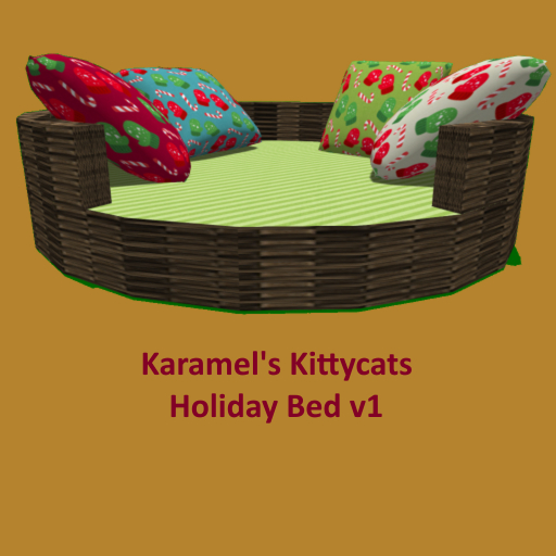 Karamel KittyCats Holiday Bed v1