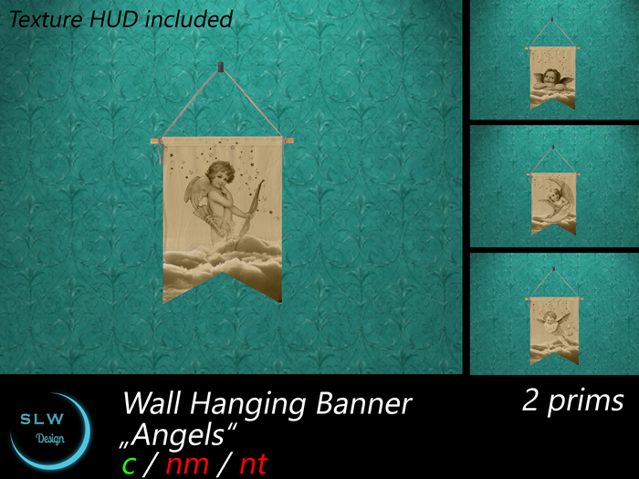 SLW Design - Wall Hanging Banner Angels