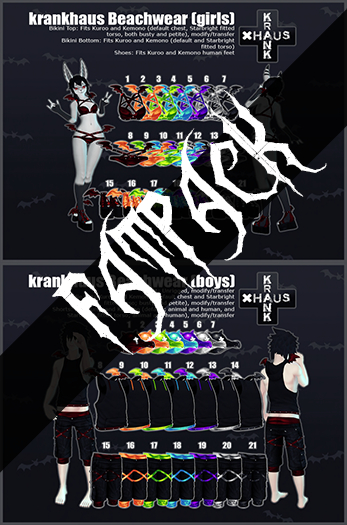 krankhaus - Beachwear - Fatpack