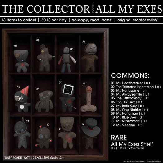 22769 - All My Exes Shelf - RARE