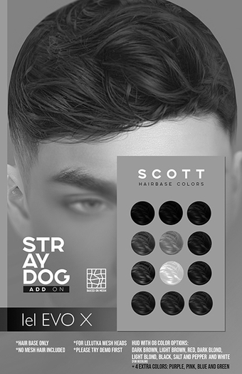 *DEMO* Stray Dog - SCOTT HAIRBASE - LELUTKA EVOX