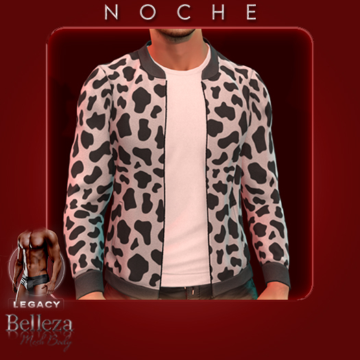 NOCHE. Bomber Jacket Cow
