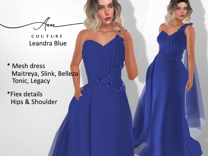 *AS* LEANDRA BLUE GOWN - DEMO