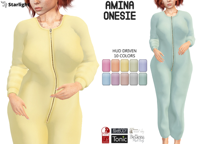:: SA ::  Amina - Onesie with HUD - Spring