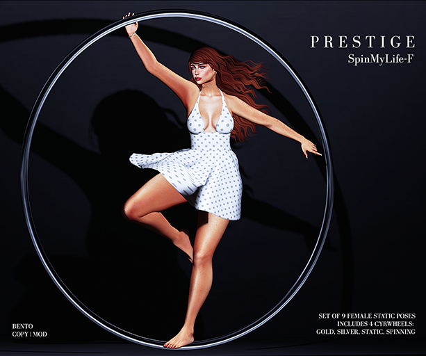 P R E S T I G E - SpinMyLife-F (Set of 9 Single Static Poses)