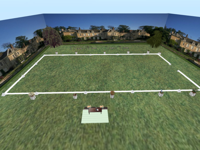 DRESSAGE ARENA 64x64 skybox & ring